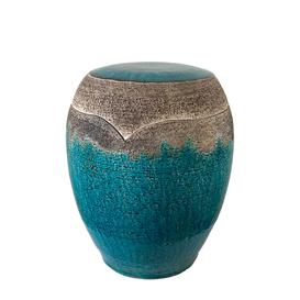 Einzigartige blaue berurne aus Keramik - Venetia