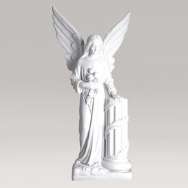 Marmorguss Engelfigur mit Sule - Engel Bella