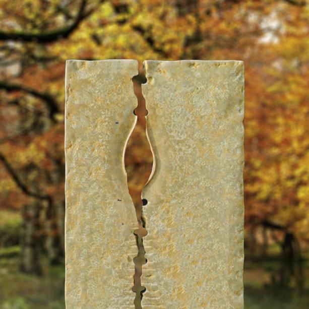 Grabstein Urnengrab Naturstein gnstig kaufen  - Rustico