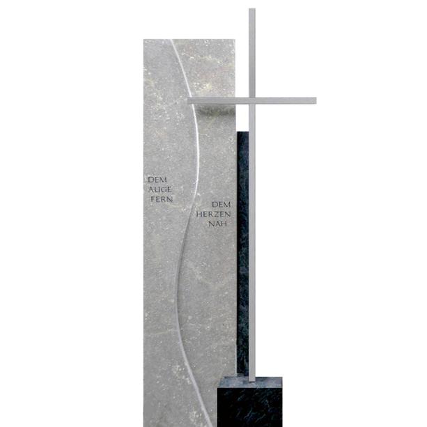 Gedenkstein fr Urnengrab mit Kreuz kaufen - Savoca