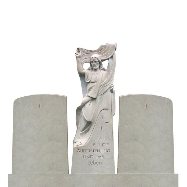 Groer Grabstein Familiengrab Jesus Christus Figur - Orino